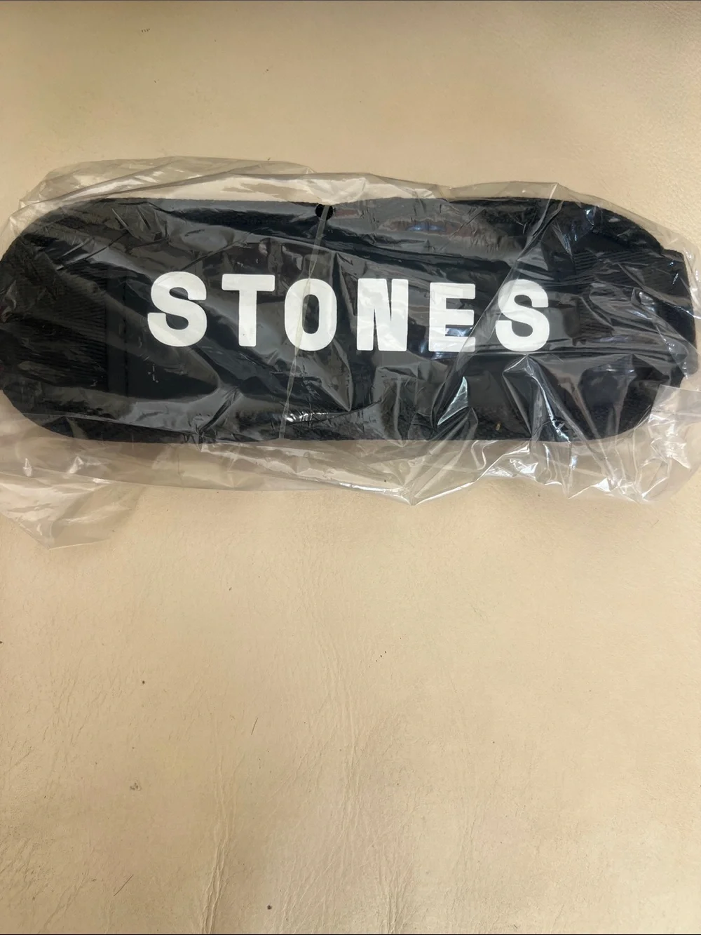 Rolling Stones Black Insulated Tote Bag with Iconic Red Tongue Logo